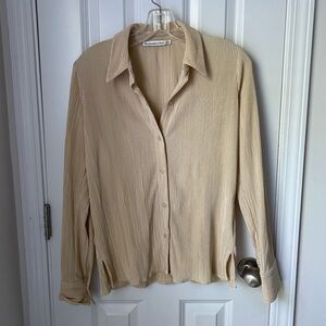 Abercrombie & Fitch Ribbed Button-up